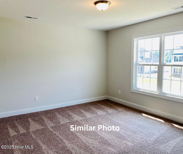 empty room featuring carpet flooring