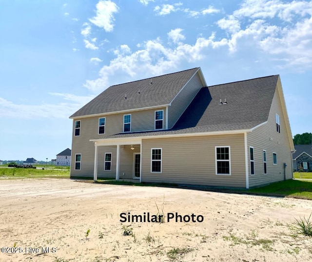 view of back of property