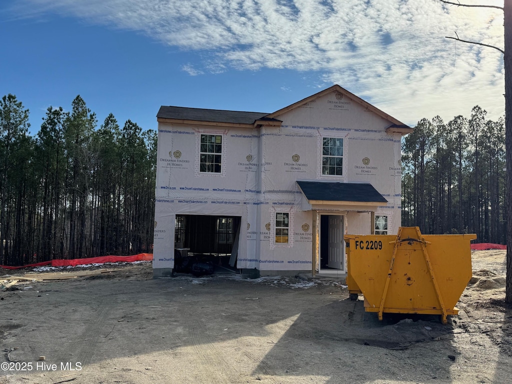 view of property under construction