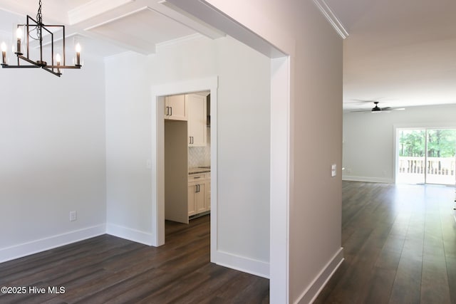 hallway with marble finish floor and visible vents