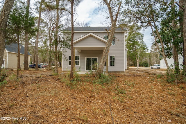 rear view of property with a patio area