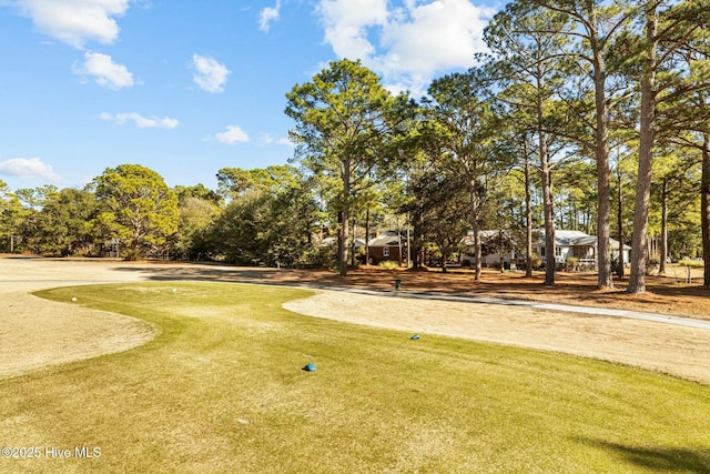 surrounding community featuring a lawn