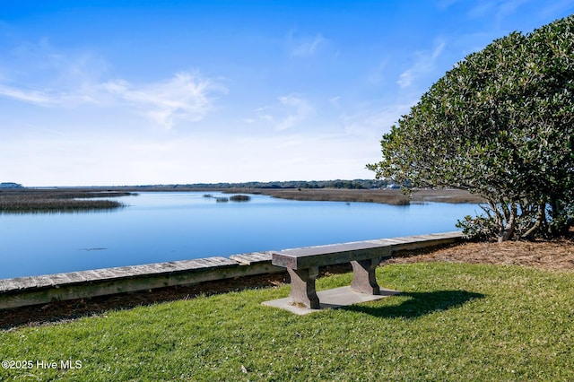 view of water feature