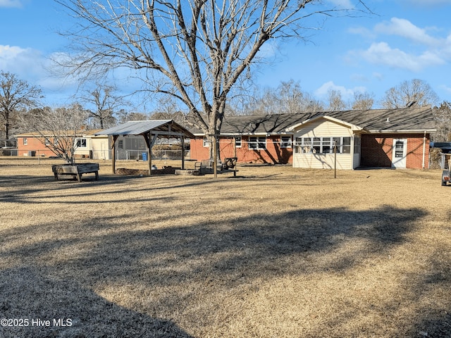 view of yard