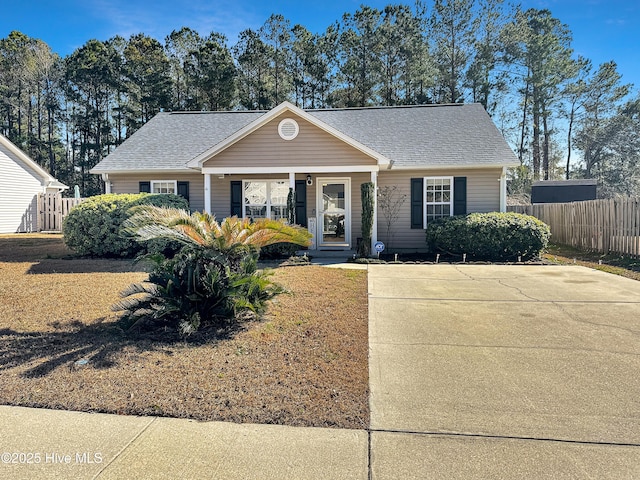 view of front of house