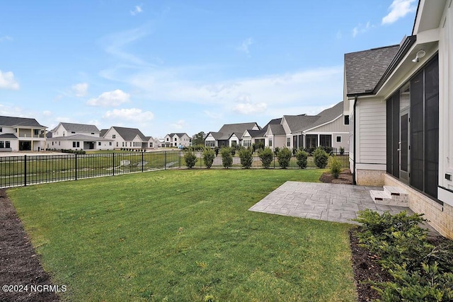 view of yard featuring a patio area