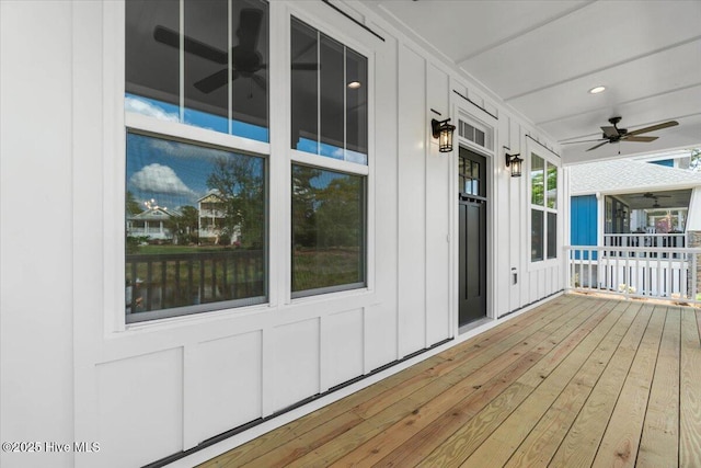 1665 Butterfly Knot Dr SW, Ocean Isle Beach, NC 28469 - porch with a ceiling fan