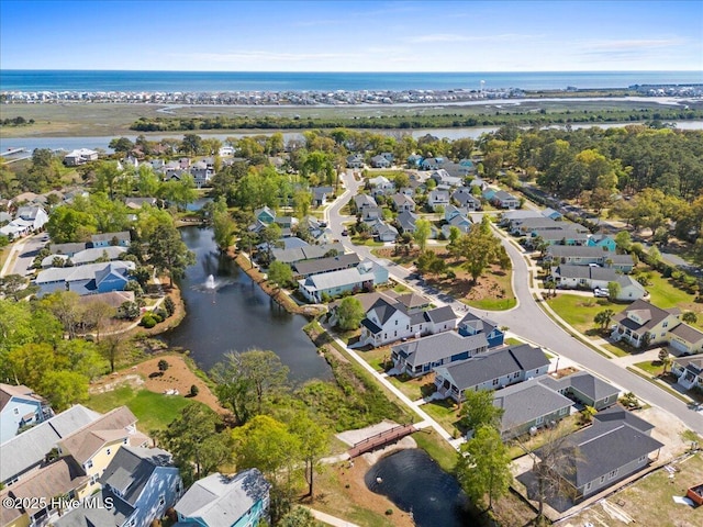 1665 Butterfly Knot Dr SW, Ocean Isle Beach, NC 28469 - aerial view of property's location with nearby suburban area and a large body of water