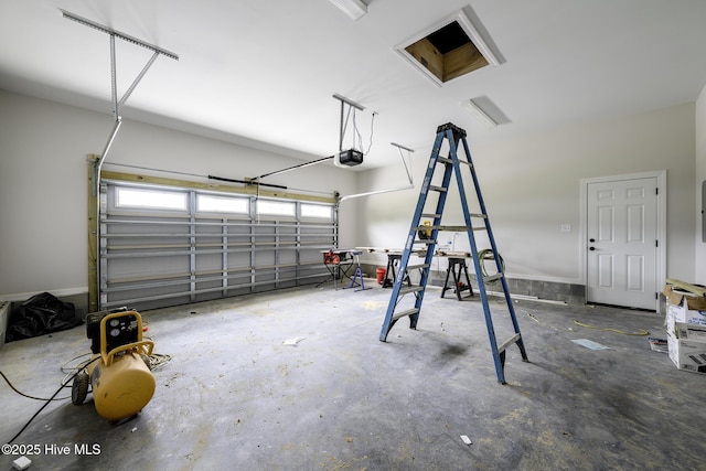 682 Crump Farm Rd, New Bern, NC 28562 - garage with a garage door opener