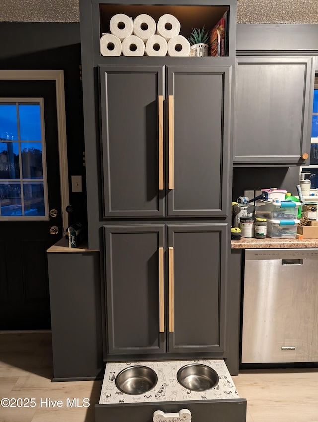 kitchen featuring dishwasher