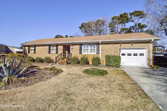 ranch-style house with a garage