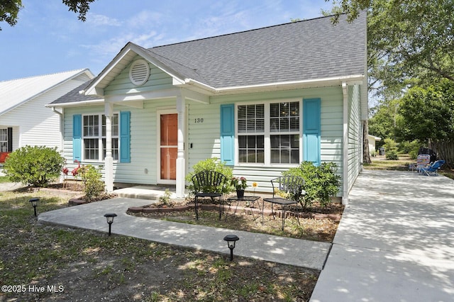 view of bungalow-style home