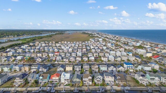 17 Leland St, Ocean Isle Beach, NC 28469 - drone / aerial view with a residential view and a water view
