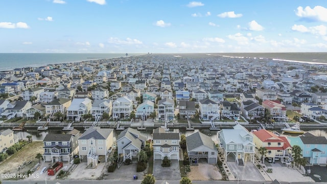 17 Leland St, Ocean Isle Beach, NC 28469 - drone / aerial view featuring a residential view and a water view