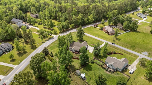 drone / aerial view featuring a residential view