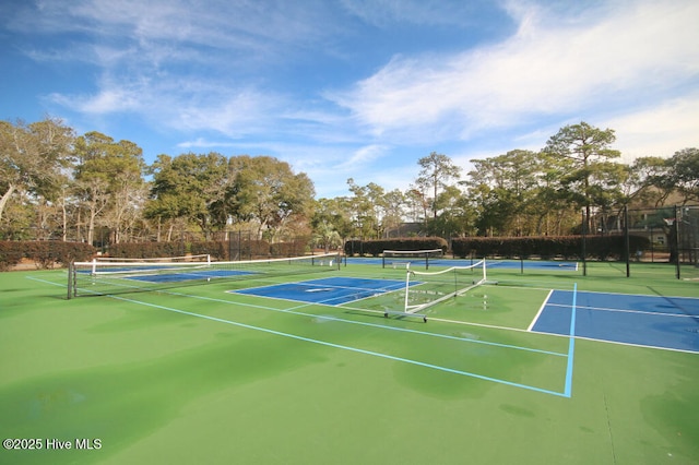 view of sport court