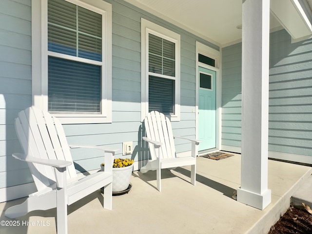 view of patio / terrace featuring a porch