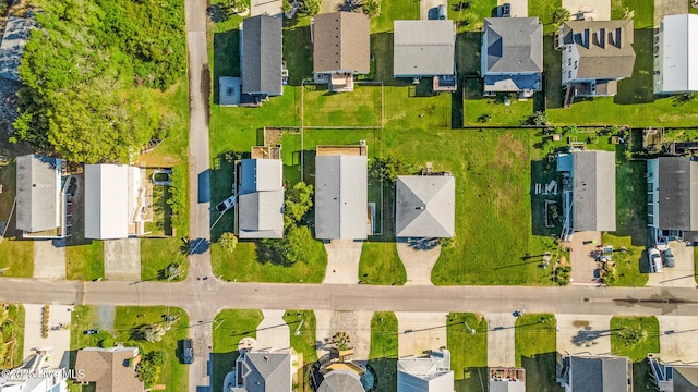 bird's eye view featuring a residential view