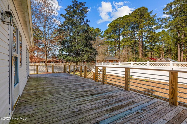 view of deck