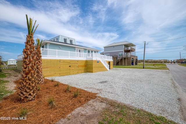 view of front of home