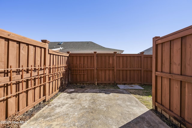 view of yard featuring a patio area