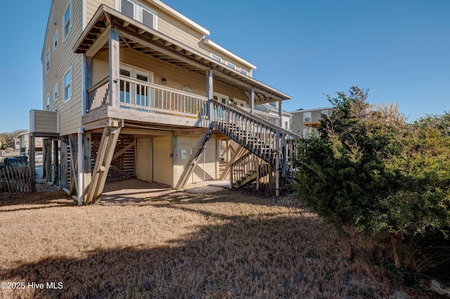 view of rear view of property