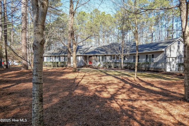 view of ranch-style home