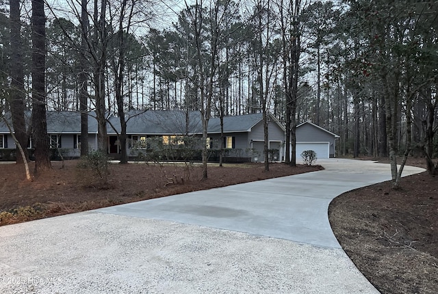 view of ranch-style house