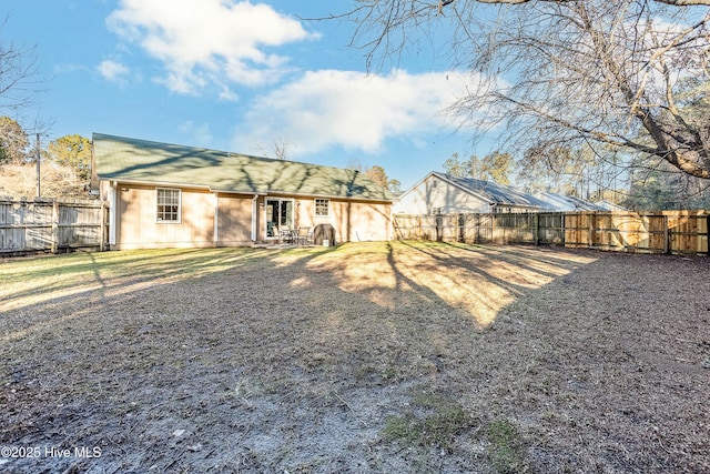 view of back of property