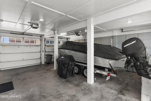 1012 Ocean Blvd W, Holden Beach, NC 28462 - garage with a garage door opener