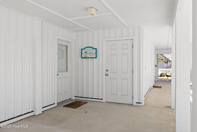 view of entrance foyer