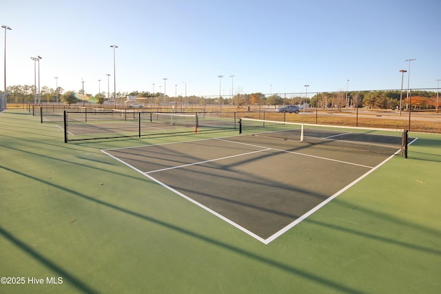 view of sport court