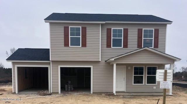 view of front of house featuring covered porch