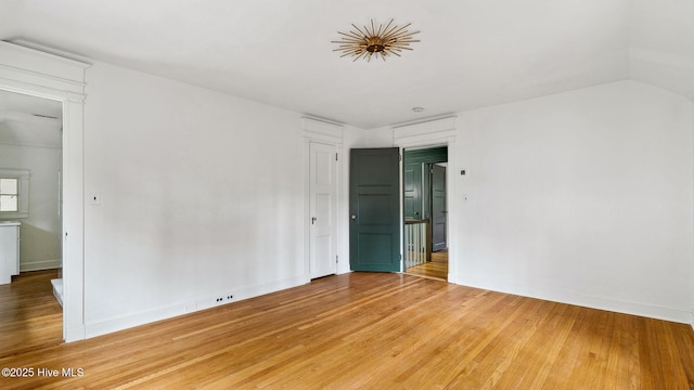 unfurnished room featuring wood-type flooring