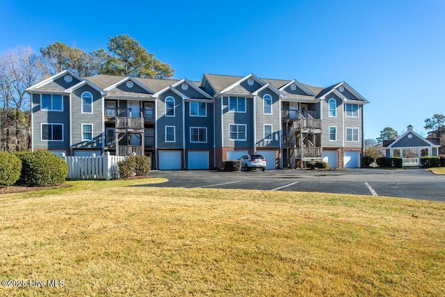 exterior space with a front lawn