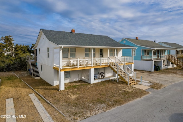 view of front of house with a porch