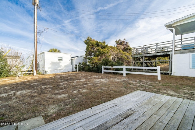 view of deck