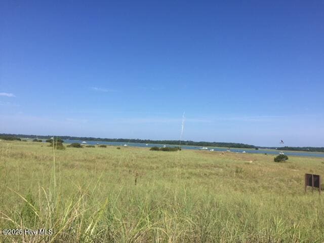 property view of water featuring a rural view