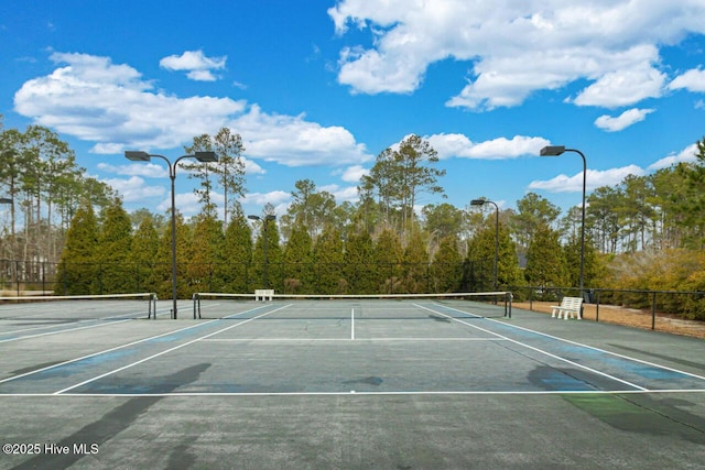 view of sport court