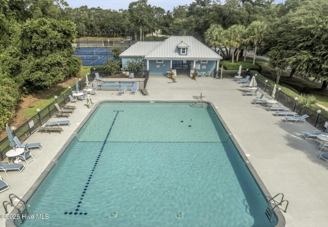 view of sport court