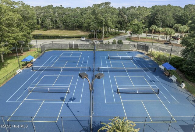 view of sport court