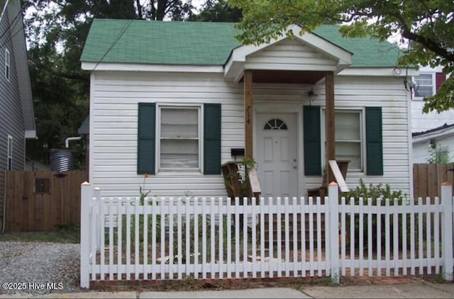 view of bungalow-style home