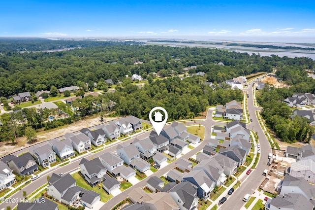 3836 Mason Port Dr, Wilmington, NC 28409 - aerial view of residential area featuring a large body of water