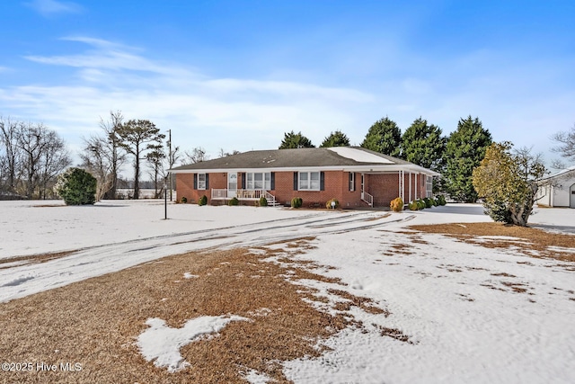 view of front of home