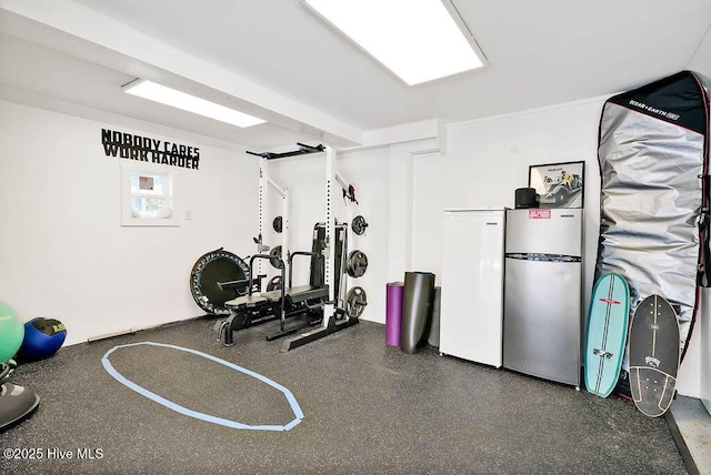 view of exercise room