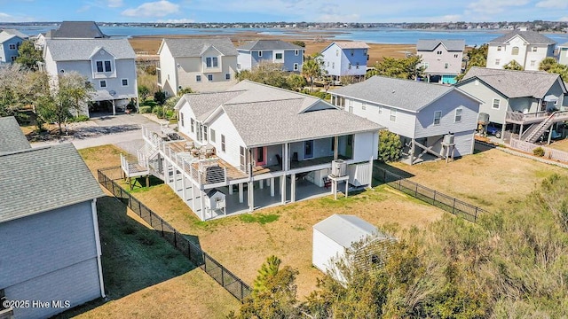 birds eye view of property featuring a residential view