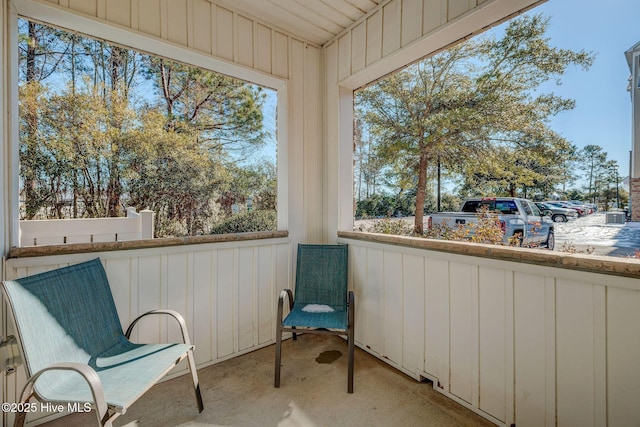 balcony featuring a patio