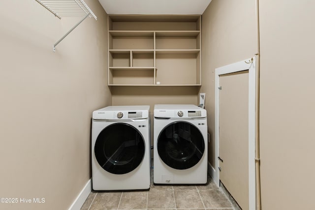 110 NE 29th St, Oak Island, NC 28465 - laundry area featuring separate washer and dryer and baseboards