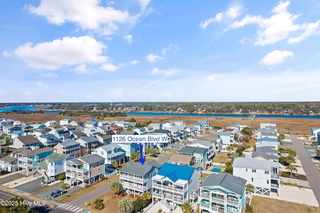 drone / aerial view featuring a residential view