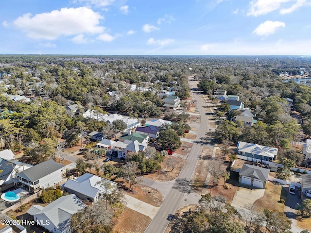 birds eye view of property featuring a residential view